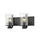 Z-Lite Beckett 2 Light Vanity, Matte Black And Clear Seedy 492-2V-MB - alternate 1